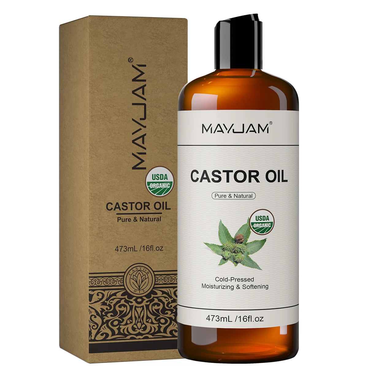 WELLUXE Pure Organic Coconut Oil — Hawaii Wellness Essential Hair · Skin · Body Massage | 473ml