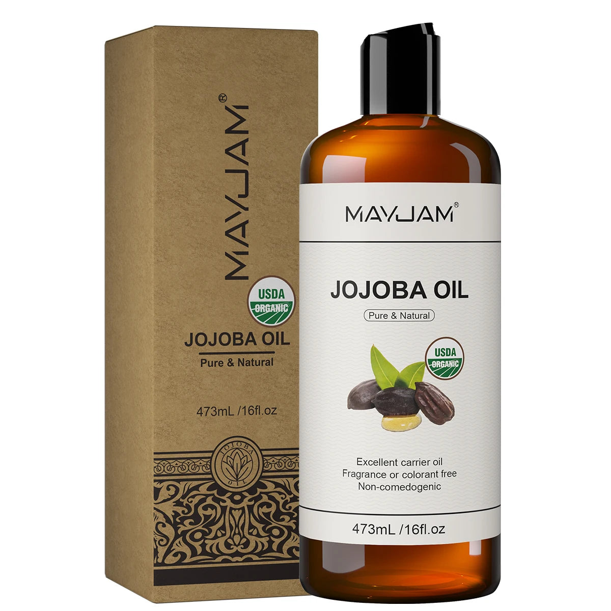 WELLUXE Pure Organic Coconut Oil — Hawaii Wellness Essential Hair · Skin · Body Massage | 473ml